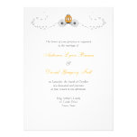 Invitations de mariage de automne de chariot de ci