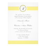 Invitations de mariage de cercle de point de monog invitations