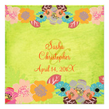 Invitations de mariage de Leis/Luau