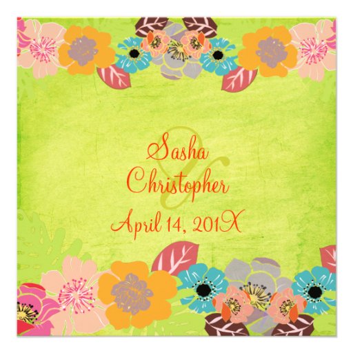 Invitations de mariage de Leis/Luau