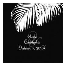 Invitations de mariage de plage de PixDezines