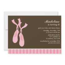 Invitations de partie de ballet
