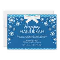 Invitations de partie de Hanoucca