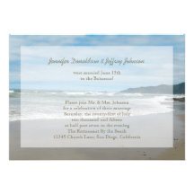 Invitations de réception de mariage de courrier