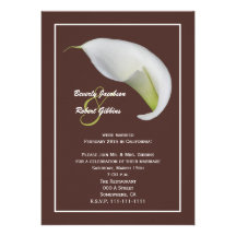 Invitations de réception de mariage de courrier br