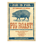 Invitations de rôti de porc