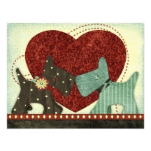 Invitations de Valentine d'amour de chiot