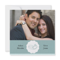 Invitations d'engagement de photo