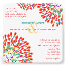 Invitations florales modernes de mariage de chrysa