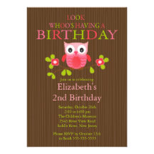 Invitations modernes mignonnes de fête d'anniversa