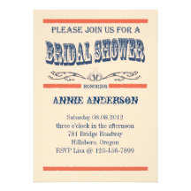 invitations nuptiales de douche de pays oldwest vi
