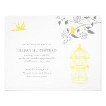 Invitations nuptiales de douche de souci
