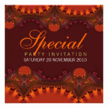 Invitations oranges de Special d'élégance