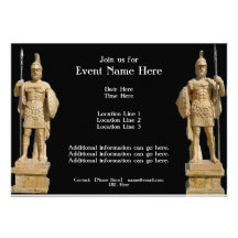 Invitations romaines de statues