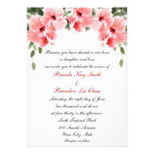 Invitations roses de mariage de ketmie