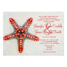 Invitations rouges de mariage de destination de pl