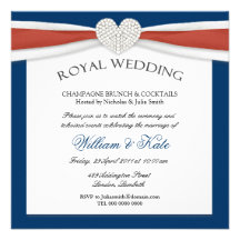 Invitations royales de partie de Chambre de mariag