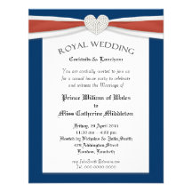 Invitations royales de partie de Chambre de montre