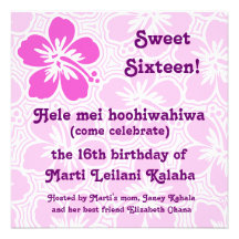 Invitations tropicales de ketmie de Kono