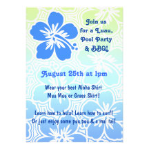 Invitations tropicales de ketmie de Kono