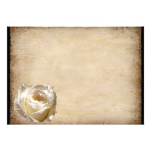 Invitations vintages de mariage de parchemin de ro