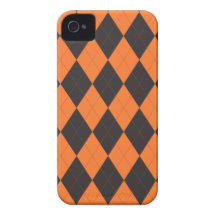 iPhone4/4S Geval van Arglye van het sinaasappel en iPhone 4 Hoesjes