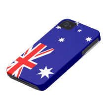 Iphone 4 van de Vlag van Aussie geval Case-Mate iPhone 4 Hoesje