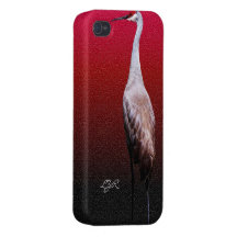 iPhone 4 van Savvy geval - Kraan Sandhill in Profi iPhone 4/4S Hoesje