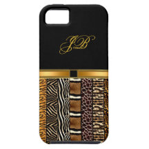 iPhone 5 geval-Partner de Gouden Zwarte van het Ge iPhone 5 Covers
