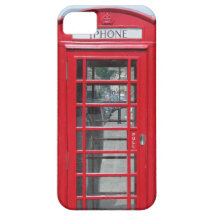 iPhone 5 : Photo rouge classique de cabine télépho Coque iPhone 5 Case-Mate