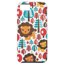 Iphone 5 van de Leeuw van de besnoeiing kinder ret Case-Mate iPhone 5 Hoesje