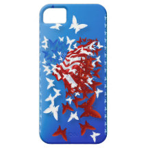 Iphone 5 van de Vlag van de Vlinder Case-Mate iPhone 5 Hoesje