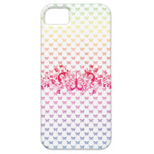 iphone 5 van regenboogvlinders de dekking van het  iPhone 5 hoesje