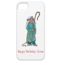 iPhone de garçon de berger de Jésus de joyeux anni Coque iPhone 5