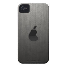 iPhone fait sur commande 4/4S de logo de poire Coques iPhone 4