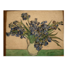 iris de Van Gogh dans le nyc partiel Cartes Postales