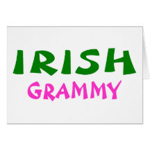 Irlandais Grammy Cartes De Vœux