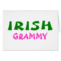 Irlandais Grammy Cartes De Vœux