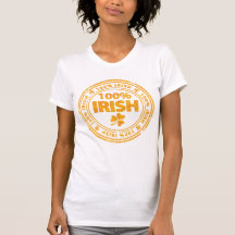 Irlandais grunge orange avec le tee - shirt de trè t-shirt
