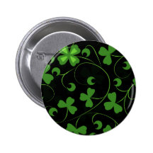 Irlandais noir badges avec agrafe
