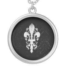 Iron Fleur de Lis Pendentifs