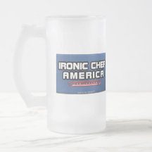 IRONISCHE CHEF-KOK AMERIKA KOFFIE BEKERS