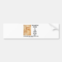 is de Beweging veroorzakende Macht van da Vinci de Bumpersticker