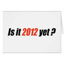 Is nog het 2012? wenskaart
