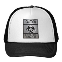 Isolement de Biohazard Casquette