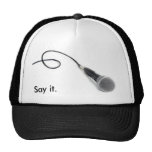 ist2_4718398_microphone, l'indiquent casquettes