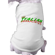 Italiaanse Prinses met Kroon Tshirt Voor Honden
