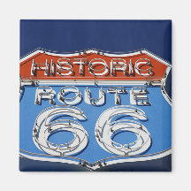 Itinéraire historique 66 magnets pour réfrigérateur