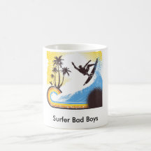 j0438437, garçons du mauvais de surfer tasse