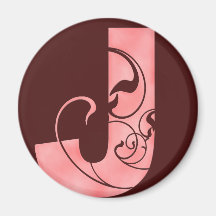 J initial magnets pour réfrigérateur